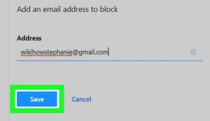 tombol Blokir Email Di YohooMail