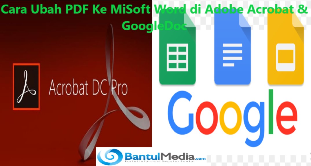 Cara Ubah PDF Ke MiSoft Word di Adobe Acrobat & GoogleDoc