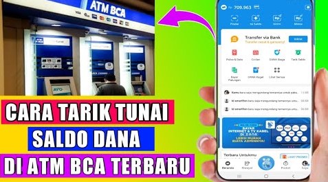 Cara Withdraw Saldo DANA di ATM Bank BCA
