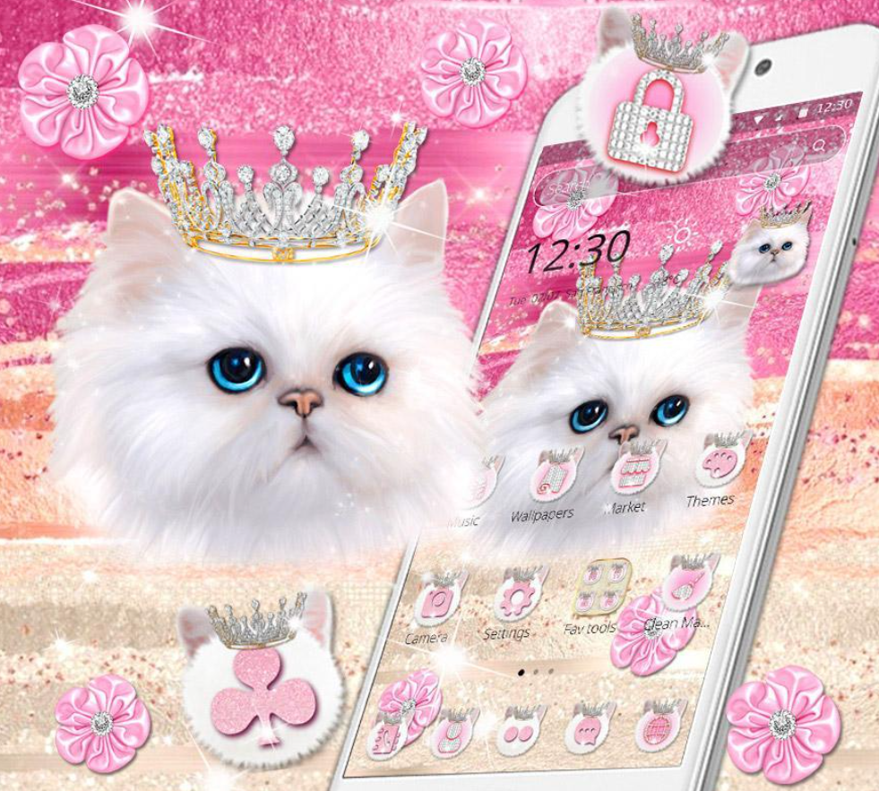 Cute Kitty Diamond Theme