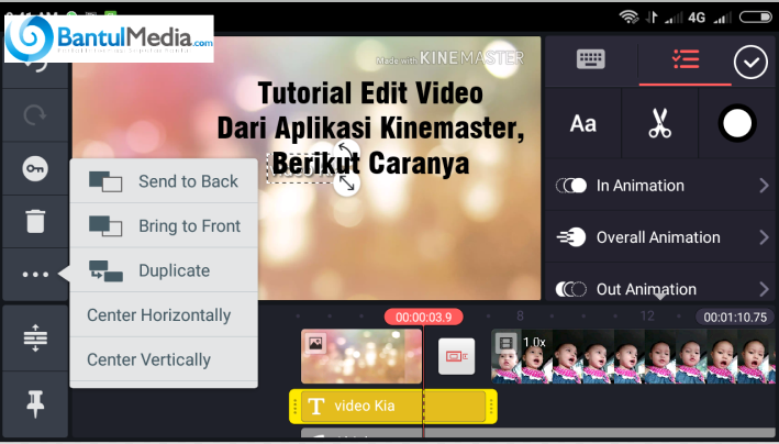 Tutorial Edit Video Dari Aplikasi Kinemaster, Berikut Caranya