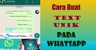 Cara Buat Text Unik Pada Whatsapp